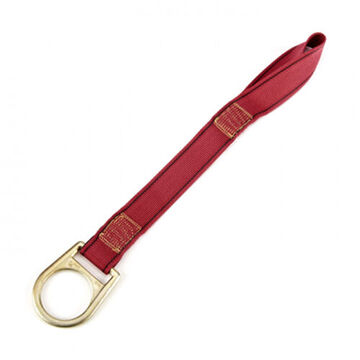 Extension de harnais avec anneau en D, Nylon, Rouge