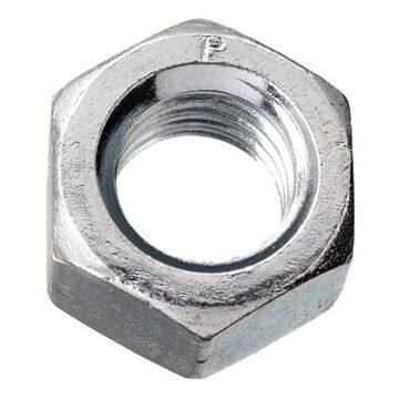 Hex Nut, 1 in-8, Stainless Steel, Zinc, Grade 2