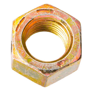 Hex Nut, 5/8 in-18, Stainless Steel, Zinc Yellow Dichromate, Grade 8