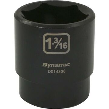 Standard Length Impact Socket, 1-3/16 in Socket, 1/2 in Drive, 1.81 in lg, Steel