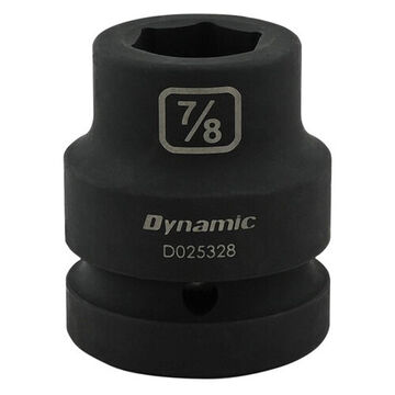 Standard Length Impact Socket, 7/8 in Socket, 1 in Drive, 2.28 in lg, Steel