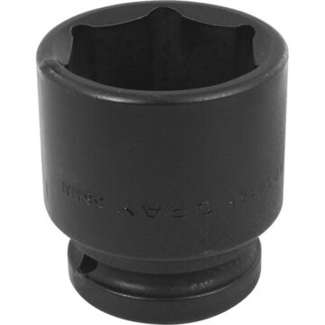 Standard Length Impact Socket, 38 mm Socket, 3/4 in Drive, 56 mm lg, Steel