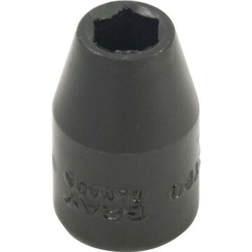 Standard Length Impact Socket, 8 mm Socket, 3/8 in Drive, 30 mm lg, Steel