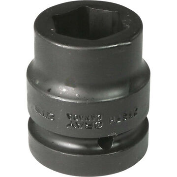 Standard Length Impact Socket, 27 mm Socket, 1 in Drive, 58 mm lg, Steel