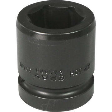 Standard Length Impact Socket, 33 mm Socket, 1 in Drive, 62 mm lg, Steel