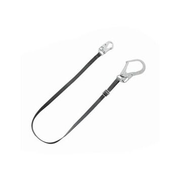 Restraint Lanyard, 400 lb, 6 ft lg, 1-Leg, 36CL Large Snaphooks