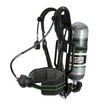 High Pressure Industrial SCBA, M Mask, 45 min, Carbon