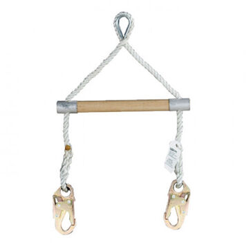 Lanyard, 22 in lg, White, 36C Snaphooks