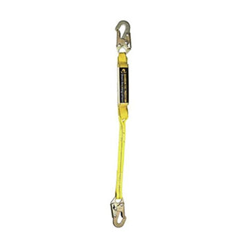 Adjustable Lanyard, 3 ft lg, Yellow