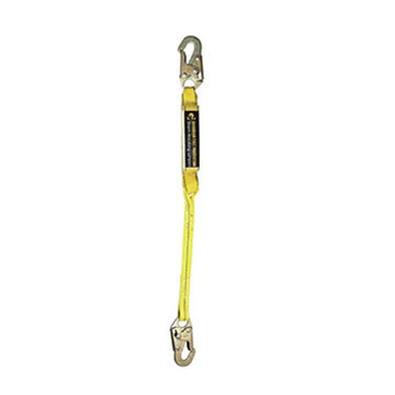 Adjustable Lanyard, 6 ft lg, Yellow