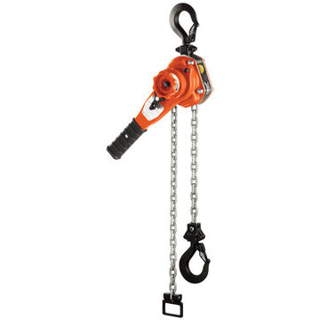 Ratchet Lever Chain Hoist, 3/4 ton, 5 ft ht Lifting