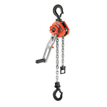 Ratchet Lever Chain Hoist, 3/4 Ton, 5 Ft Ht Lifting, 46.5 Lb, 1.06 In