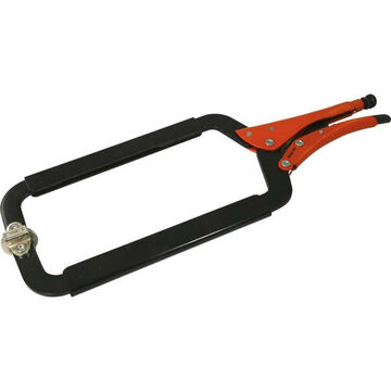 C-Clamp Locking Plier, Drop forged, 9-7/16 in, Forged Steel