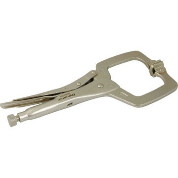 Locking Clamp, Nickel Plated, 3.37 in