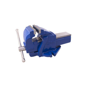 Bench Machining Vise, 13.5 in lg, 6.5 in ht, 5.5 in, Ductile Iron