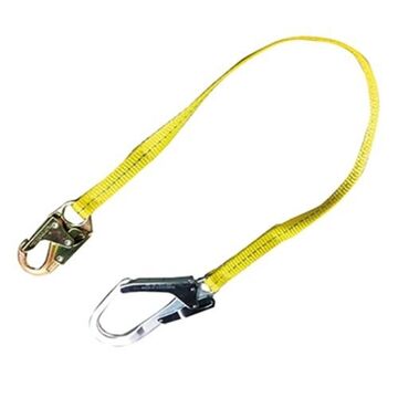 Lanyard Adjustable Positioning And Restraint, 3 Ft Lg, Yellow