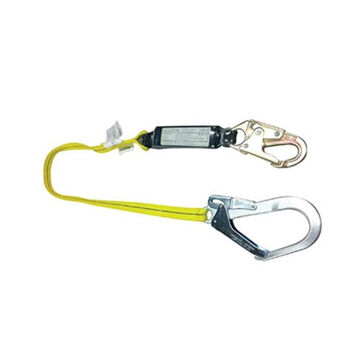 Adjustable Positioning and Restraint Lanyard, 6 ft lg, Yellow