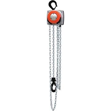 360 Deg Manual Chain Hoist, 1/2 ton, 10 ft ht Lifting