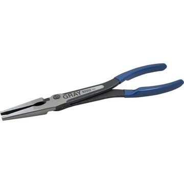 Heavy-Duty Long Reach Bent Needle Nose Plier, 2 in