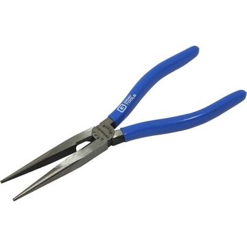 Needle Nose Plier, 8 in Nominal, Straight, 2-3/4 in lg, Steel