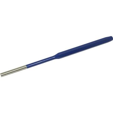 Long Pin Punch, 1/4 In Dia Tip, 8 In Lg