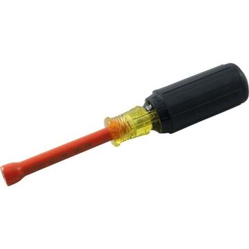 Insulated Nut Driver, 3/16 in Drive, Hex