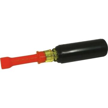 Insulated Nut Driver, 1/2 in Drive, Hex