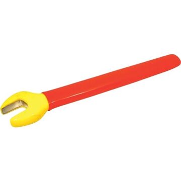 Insulated Open End Wrench, 1/4 in Opening, Open, 1-Point, 4-1/2 in lg