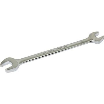 Open End Wrench, 5/16 x 3/8 in Opening, Open, 5.12 in lg