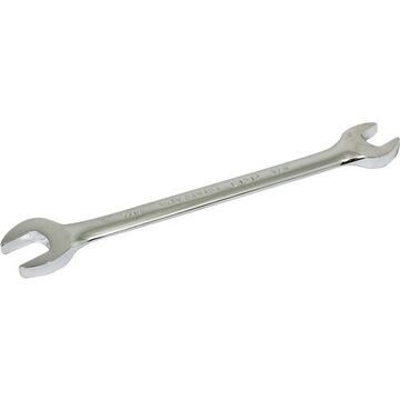 Open End Wrench, 3/8 x 7/16 in Opening, Open, 5.75 in lg