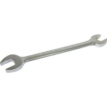 Open End Wrench, 5/8 x 3/4 in Opening, 3-1/8 in lg