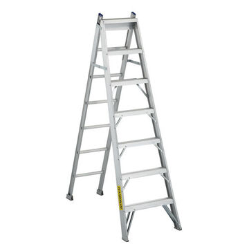 Multipurpose Ladder, Aluminum, 250 lb