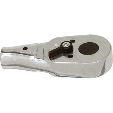 Reversible Ratchet Head, Chrome, 3/4 in Drive, 32 Teeth, Steel