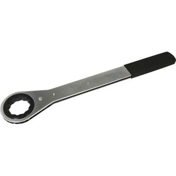 Flat Box End Ratcheting Wrench, 1-13/16 In Opening, Ratcheting, 19 In Lg, 12-point