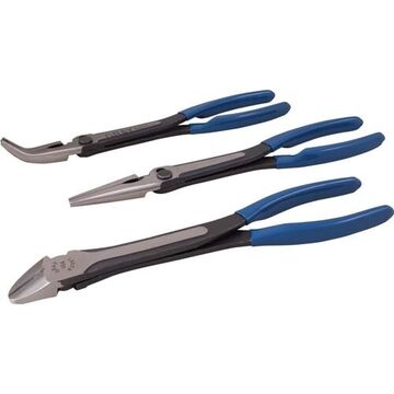 Long Reach Heavy-Duty Plier Set, 3-Piece