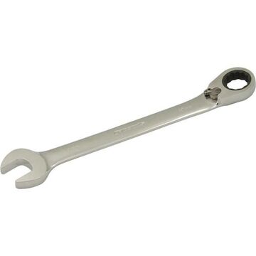 Reversible Ratcheting Wrench, 19 Mm Opening, Ratcheting, 9.72 In Lg, 12-point, Steel