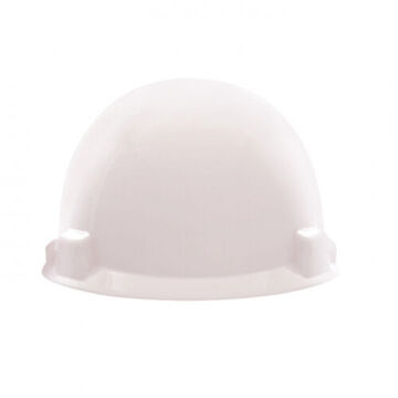 Protective Cap, 6-1/2 to 8 in Fits Hat, White, Polyethylene, 4-Point Fas-Trac® III, E