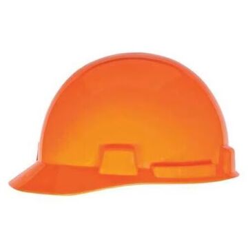 Cap Forestry Protective, 6-1/2 To 8 In Fits Hat, Orange, Polyethylene, 6-point Fas-trac® Iii, E