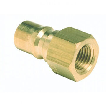 Quick Disconnect Plug, 1/4 in NPT, Brass