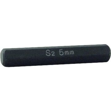 Embout de remplacement de longueur standard, Embout de 5 mm, Entraînement 3/8 pouce, 31 mm lg