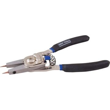Convertible Internal/External Retaining Ring Plier, 1-13/16 to 4in Internal, 1-1/2 to 4 in External Nominal
