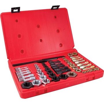 Rethreading Kit, 53-19 Taps, 32 Dies & 2 Thread Files-Piece