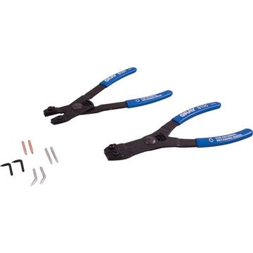 Convertible Internal/External Retaining Ring Plier, 3/8 - 2 in Nominal