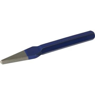 Round Nose Chisel, 3/8 In Tip, 5/8 In, 7 In Lg
