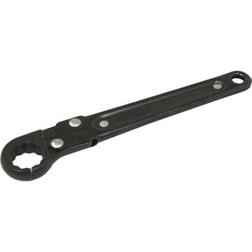Tube Ratcheting Wrench, 3/4 In Opening, Ratcheting, 7-1/4 In Lg, 12-point