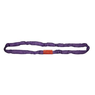 Sling Round Endless, 10 Ft Lg, 2600 Lb, Polyester, Purple