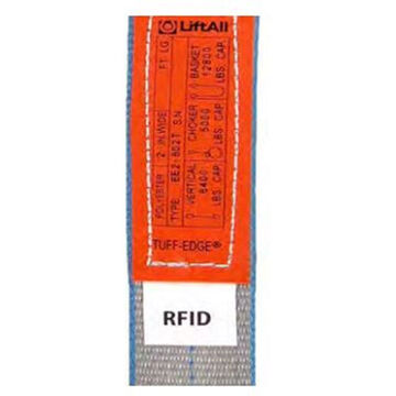 RFID Tag, Plastic, 5/8 in Dia