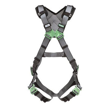 Full-Body Safety Harness, Standard, 400 lb, Gray, Polyester