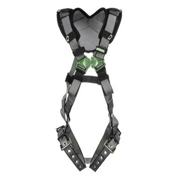 Safety Harness Full-body Standard, Super Extra Large, 400 Lb, Gray, Polyester
