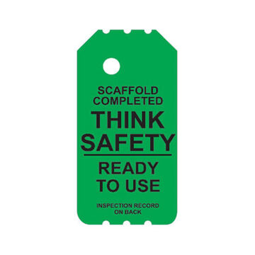 Tag Rtu Safety Scaffold, 6 In Ht, 3.25 In Wd, Green, Plastic